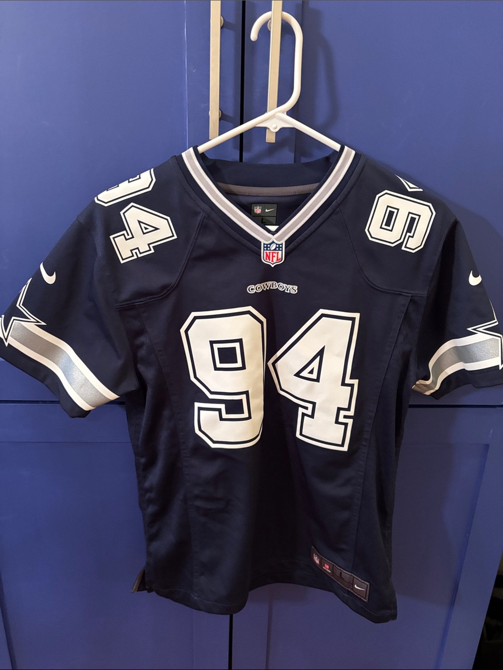 Nike NFL Players On Field Dallas Cowboys #94 DeMarcus Ware Football Jersey